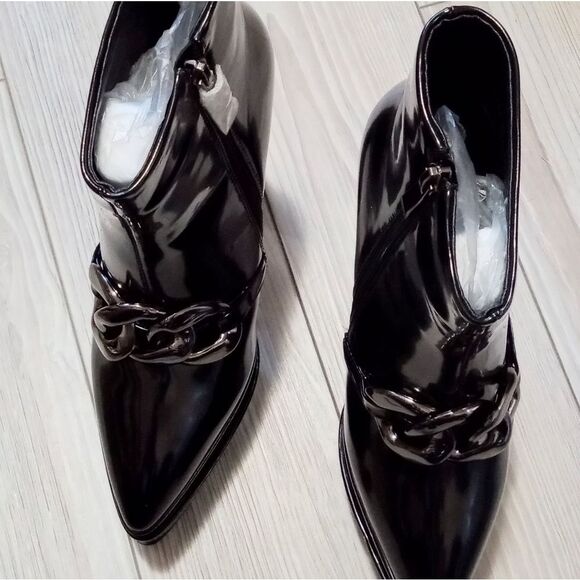 (W-4455) Covibesco Platform Ankle Boots For Women Chunky Heel Zippe Sz 38 (7.5) - Picture 17 of 17